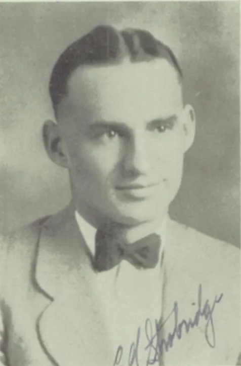 E. Glenn Strobridge yearbook portrait