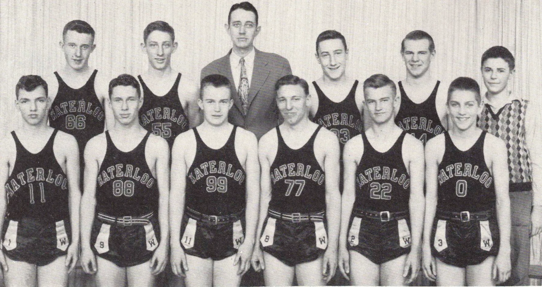 Boys Soph Wrestling team photograph