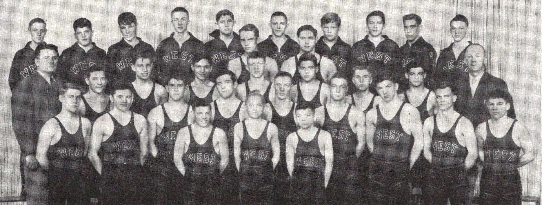 Boys Varsity Wrestling team photograph