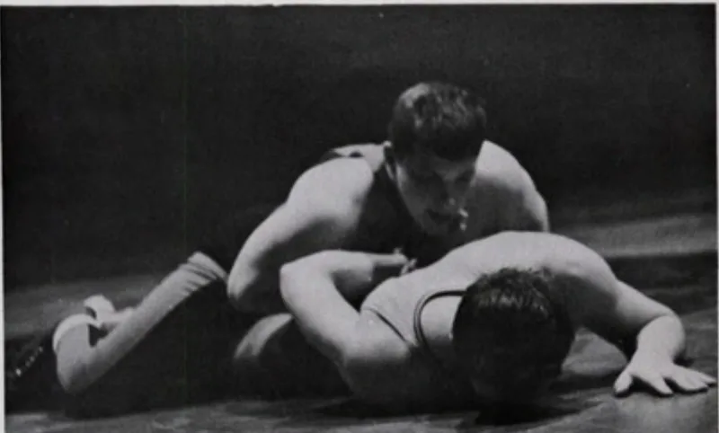 Dan Mashek — Wrestling photograph; no Varsity participation asserted