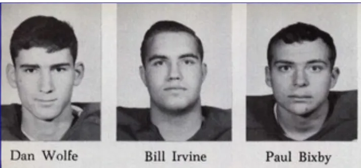 Dan Wolfe; William Irvine; Paul Bixby