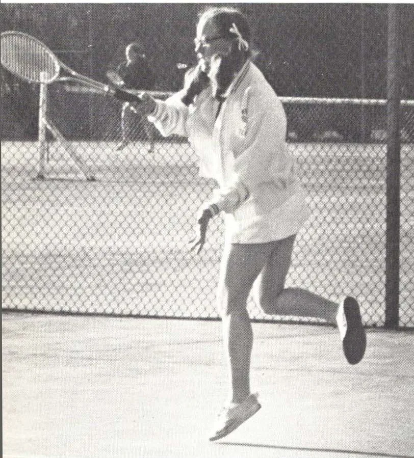 Pat Lane — Tennis photograph; YB1972 page 83