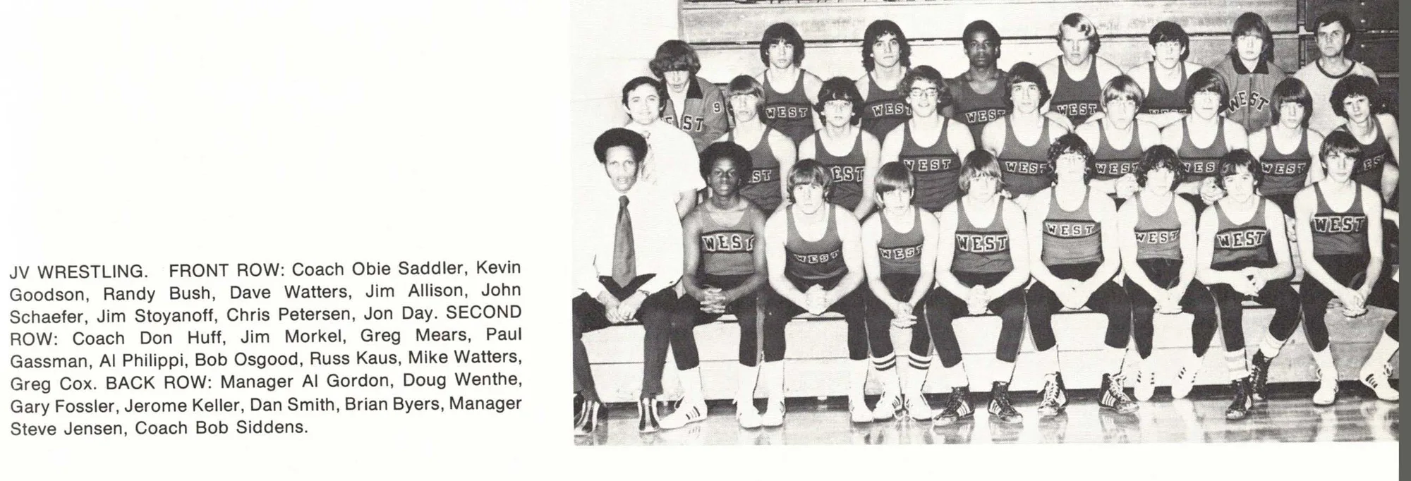 Boys JV Wrestling