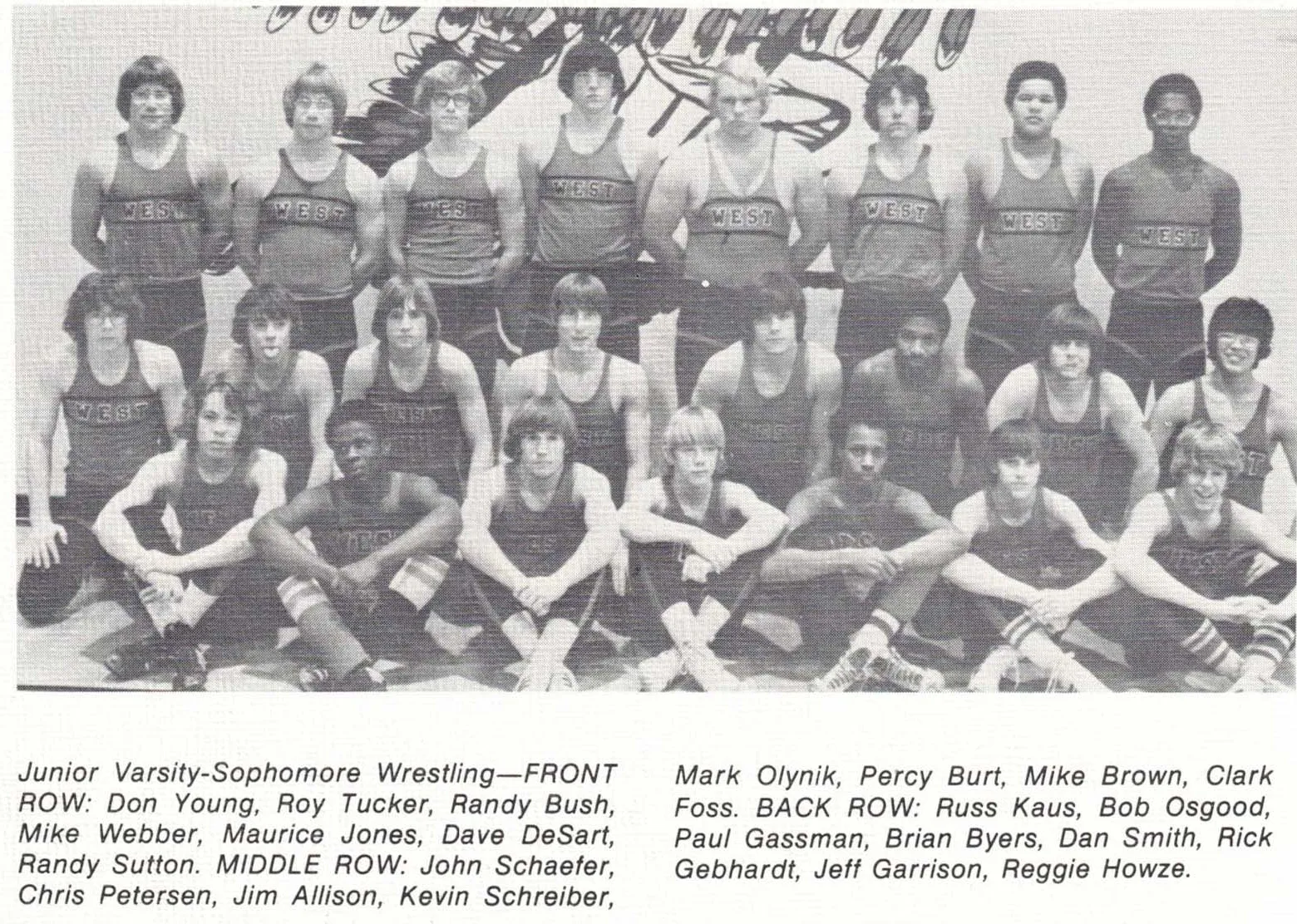 Boys JV Wrestling