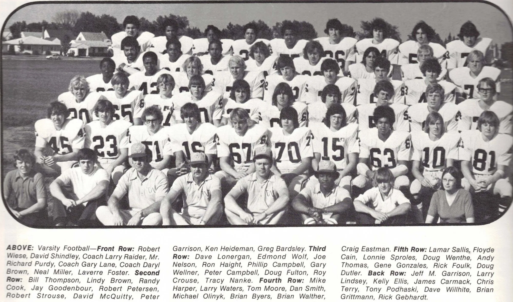 Boys Varsity Football