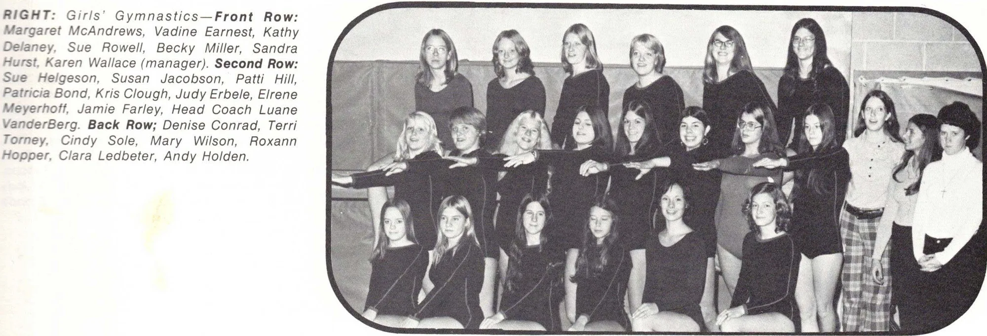Girls Varsity Gymnastics