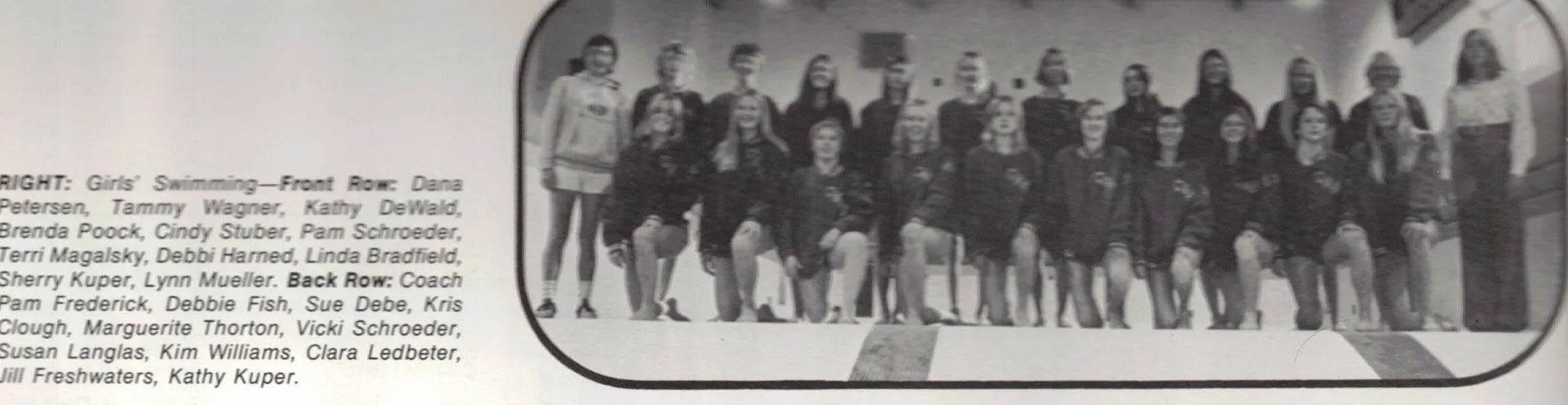Girls Varsity Swimming