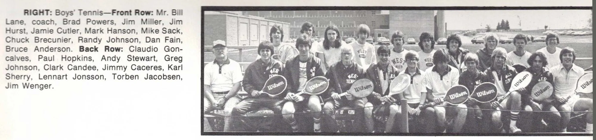 Boys Varsity Tennis